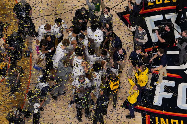 Michigan Powers To Its Second National Title And First Since 1989, Beating UConn 69-63